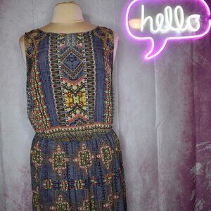 Anthropologie Hemant & Nandita Sleeveless Print Dress